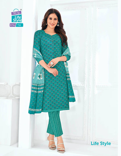 Vol 7 Mcm Lifestyle Cotton Readymade Pant Style Suits