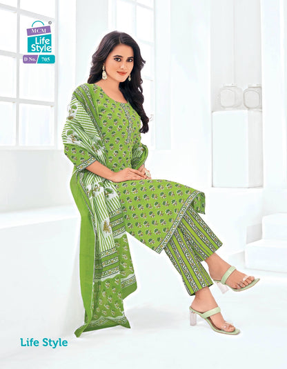 Vol 7 Mcm Lifestyle Cotton Readymade Pant Style Suits