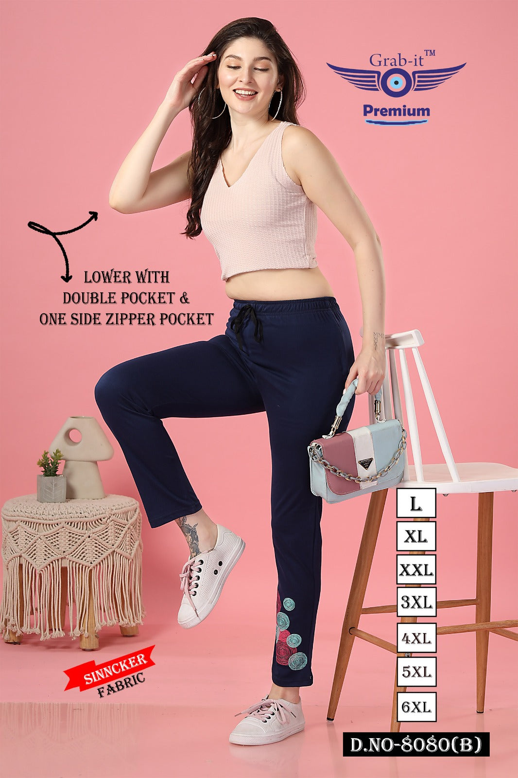 Vol 8080 Grab It Sincker Women Night Lower