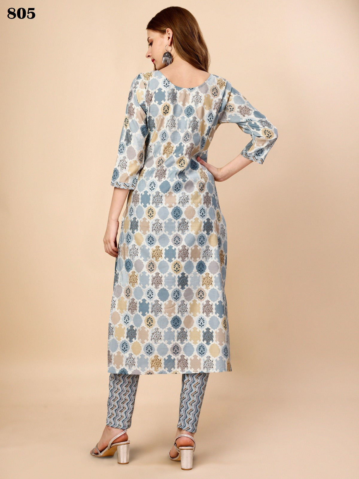 Vol 8 801 To 805 Beriston Cotton Kurti Pant Set