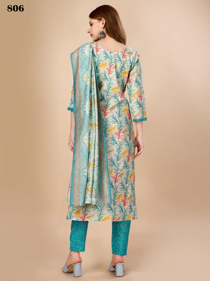 Vol 8 806-807 Beriston Cotton Readymade Pant Style Suits