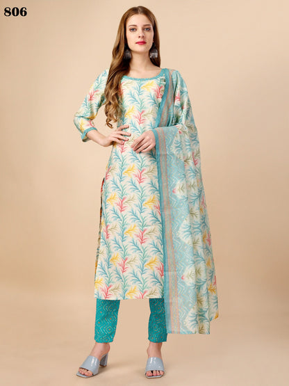 Vol 8 806-807 Beriston Cotton Readymade Pant Style Suits