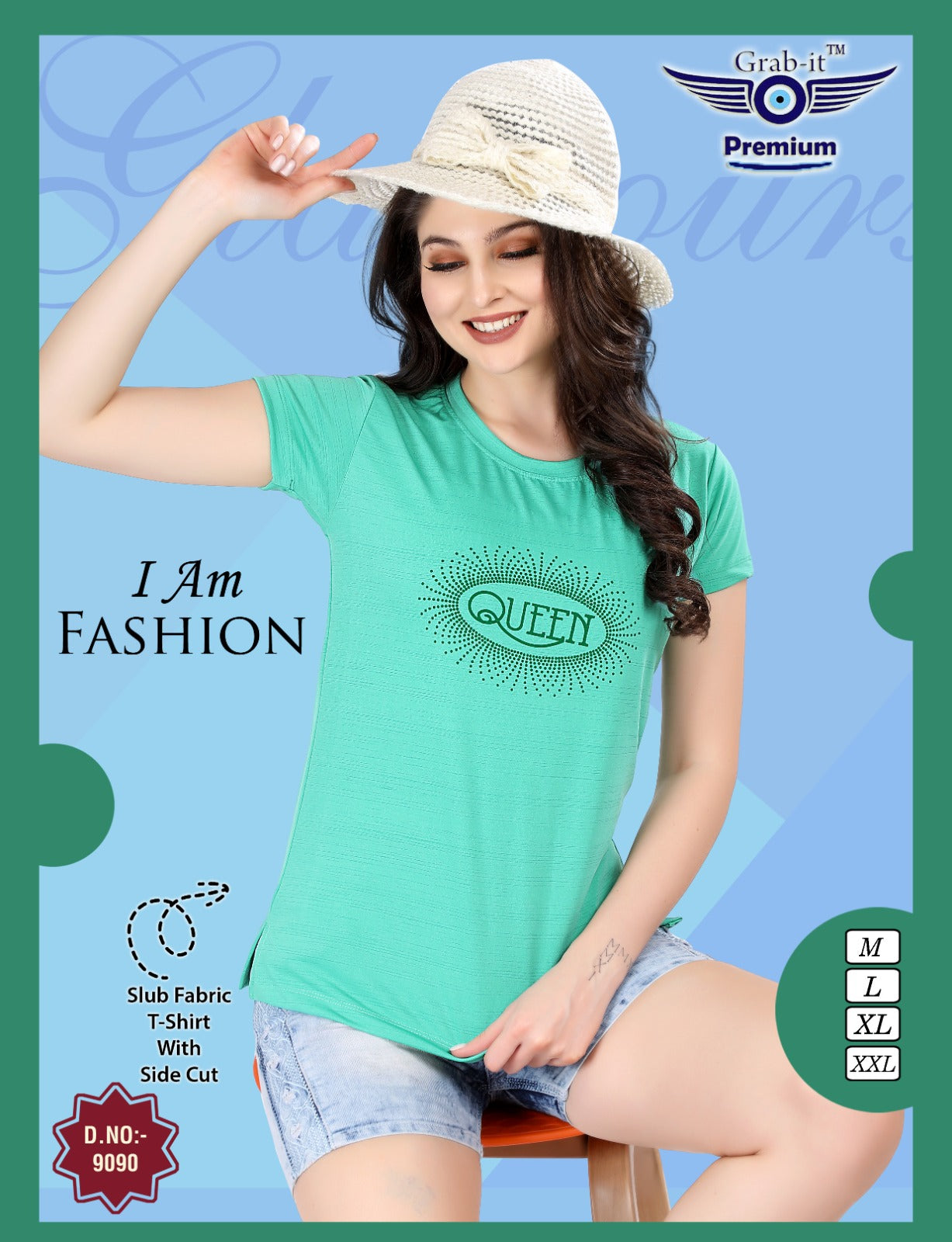 Vol 9090 Grab It Women Tshirt