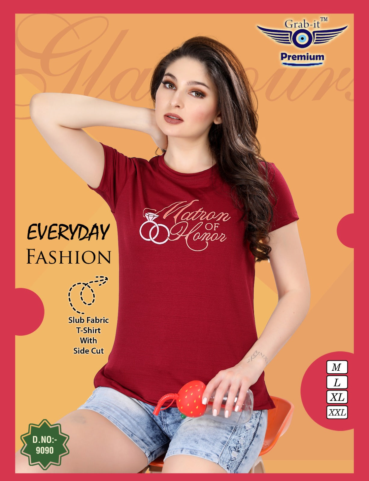 Vol 9090 Grab It Women Tshirt