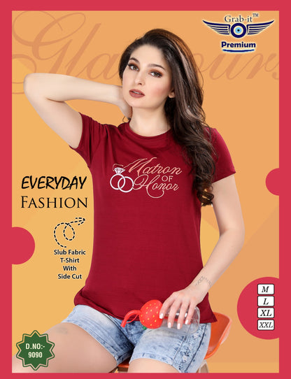Vol 9090 Grab It Women Tshirt