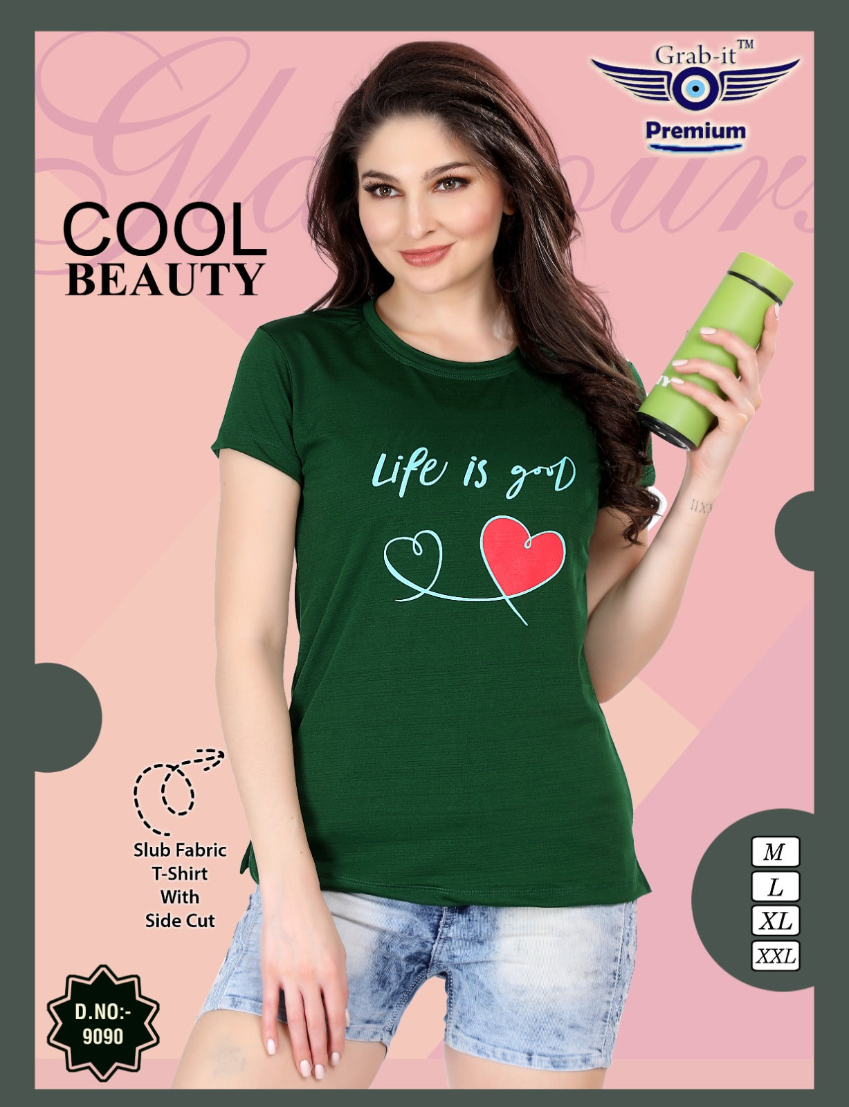Vol 9090 Grab It Women Tshirt