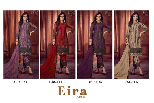 Vol 9 Eira Fashion Heavy Net Pakistani Salwar Suits