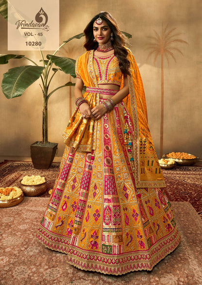 Vrindavan Vol-45 Royal Banarasi Silk Lehenga Choli