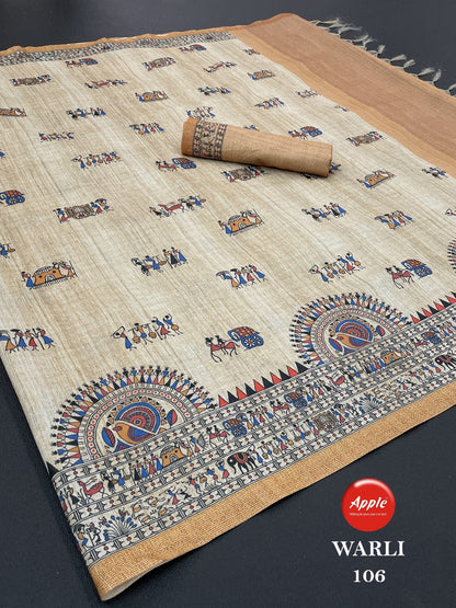 Warli Apple Sarees