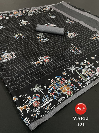 Warli Apple Sarees