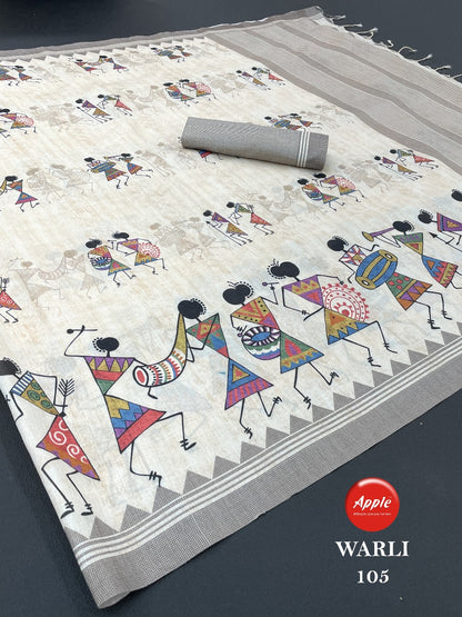 Warli Apple Sarees
