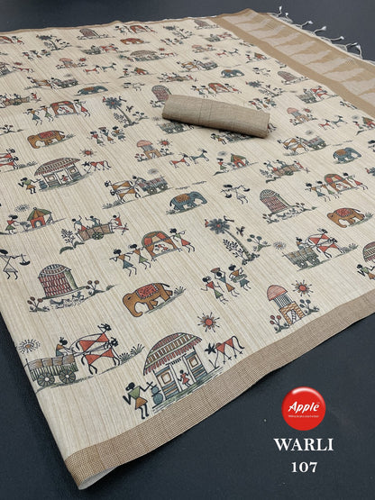Warli Apple Sarees