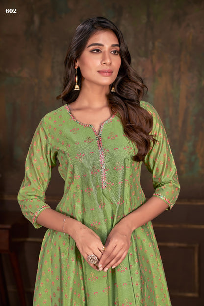 Wave Jivora Cotton Anarkali Kurtis