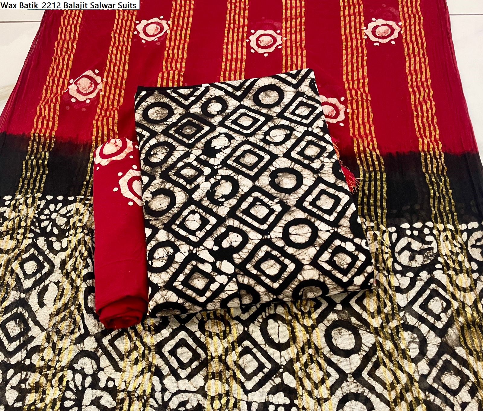 Wax Batik-2212 Balajit Rayon Salwar Suits