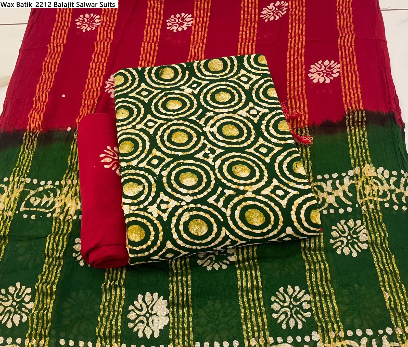 Wax Batik-2212 Balajit Rayon Salwar Suits