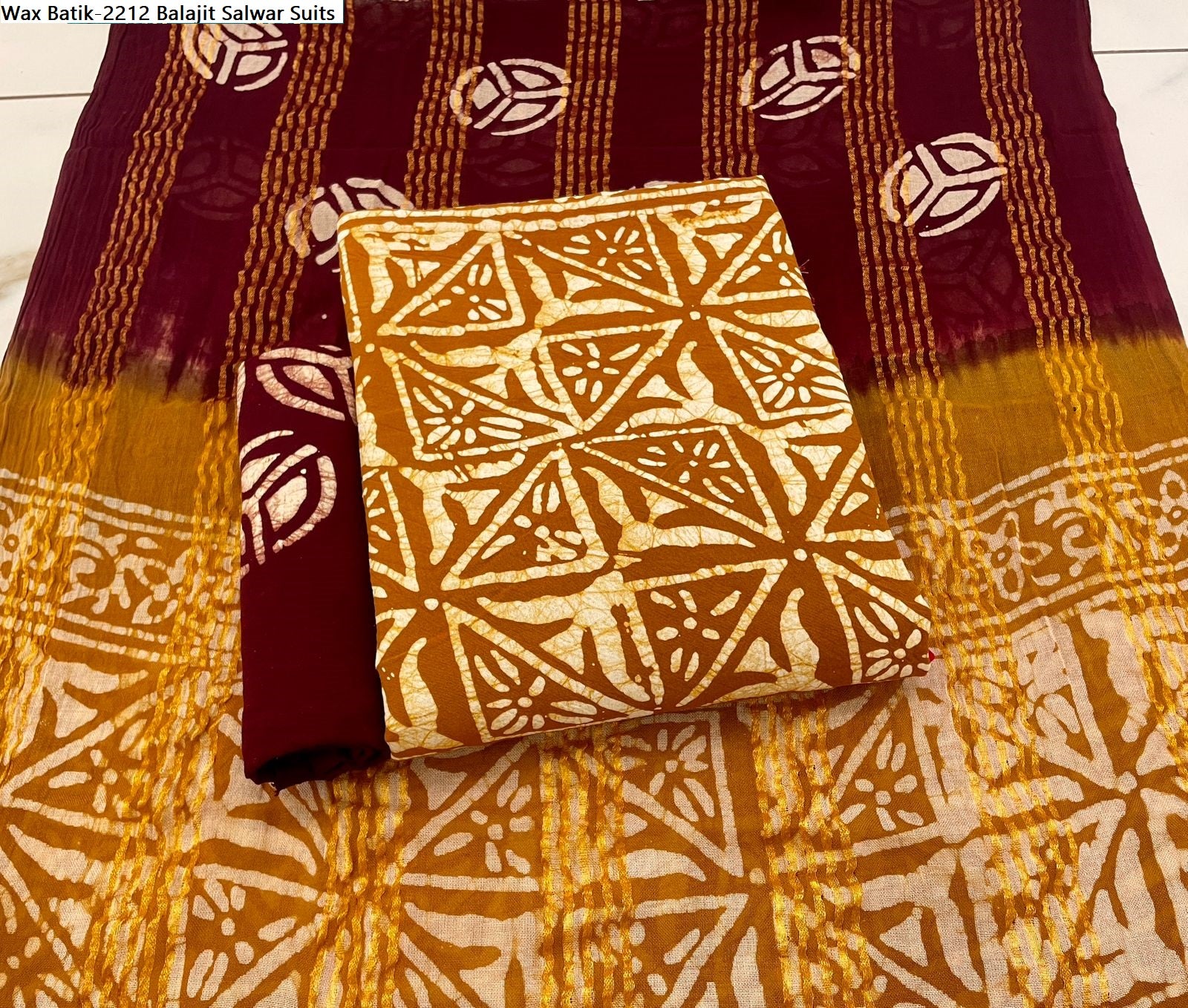 Wax Batik-2212 Balajit Rayon Salwar Suits