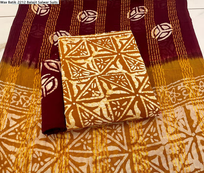 Wax Batik-2212 Balajit Rayon Salwar Suits