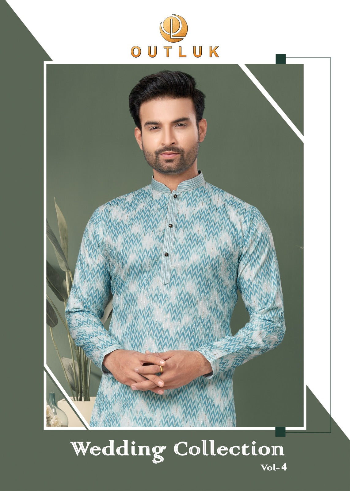 Wedding Collection Vol 4 Outluk Cotton Mens Kurta Pajama