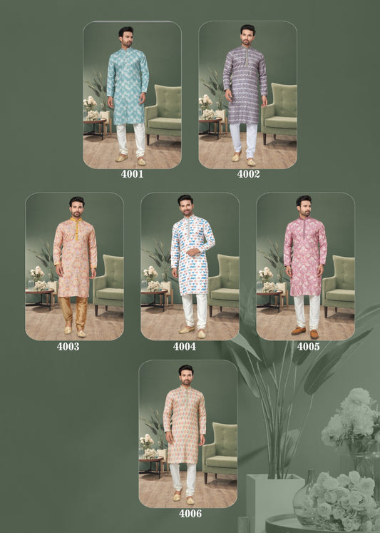 Wedding Collection Vol 4 Outluk Cotton Mens Kurta Pajama
