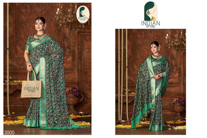 Winter One Indian Attire Dola Silk Sarees