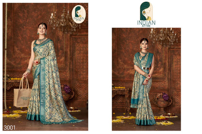 Winter One Indian Attire Dola Silk Sarees