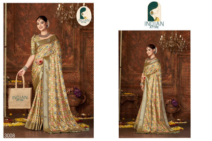 Winter One Indian Attire Dola Silk Sarees