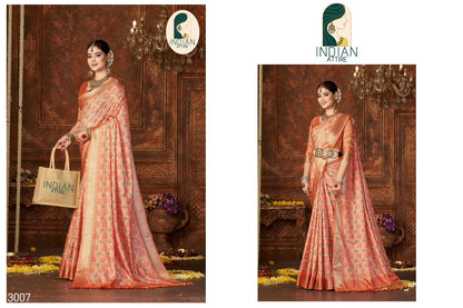 Winter One Indian Attire Dola Silk Sarees