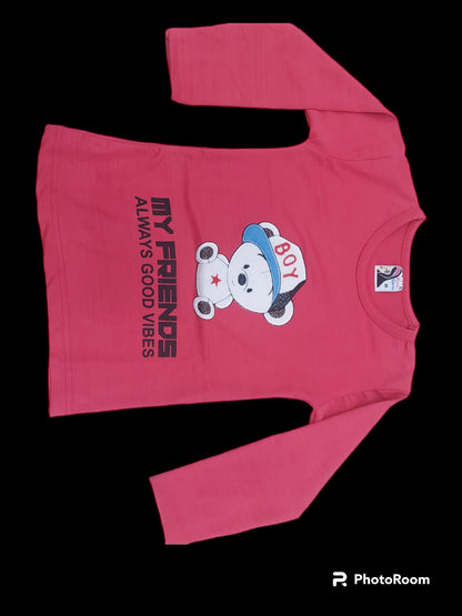 Winter Wear Kitty Lycra Women Tshirt