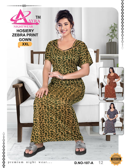 Xxl-1402 Aayra Hosiery Night Gowns