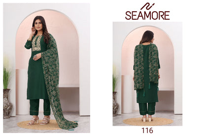 Yaami Seamore Chinon Readymade Pant Style Suits