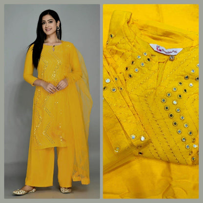 Yankita Salas Reyon Readymade Suits