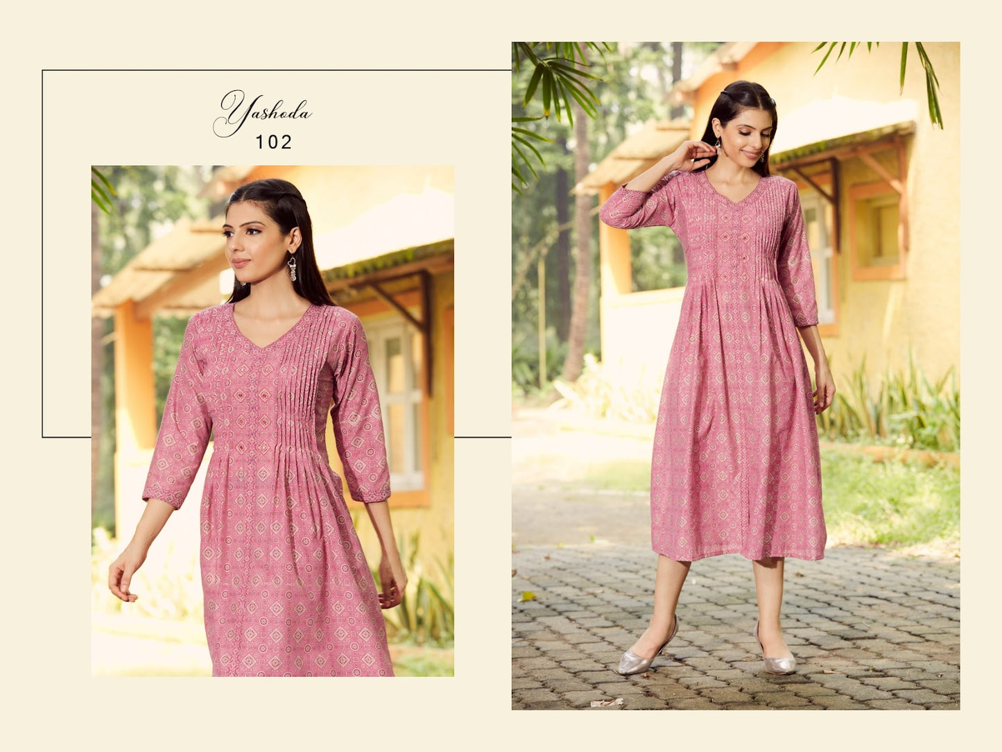 Yashoda Nayra Silk Anarkali Kurtis