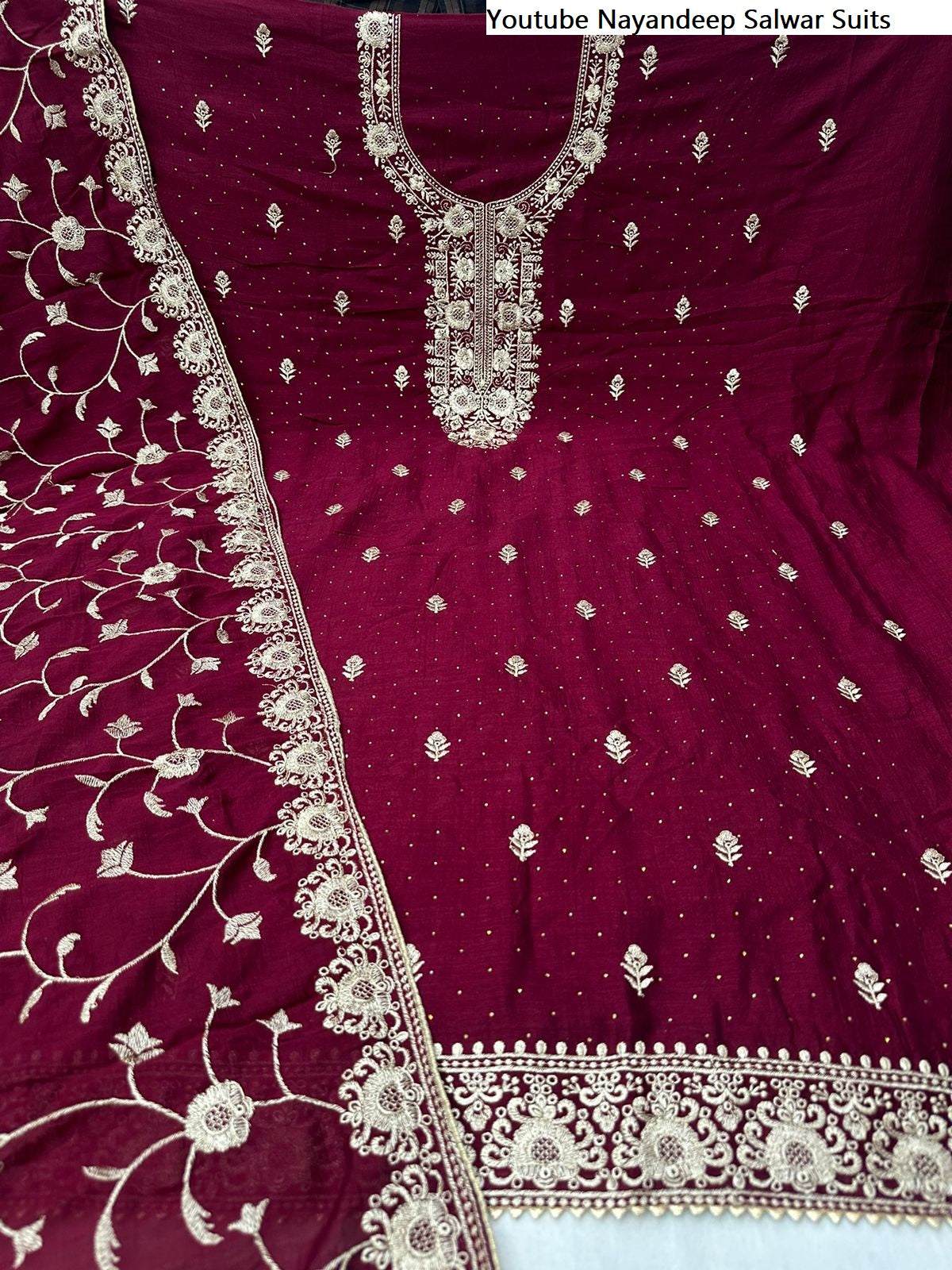 Youtube Nayandeep Silk Salwar Suits