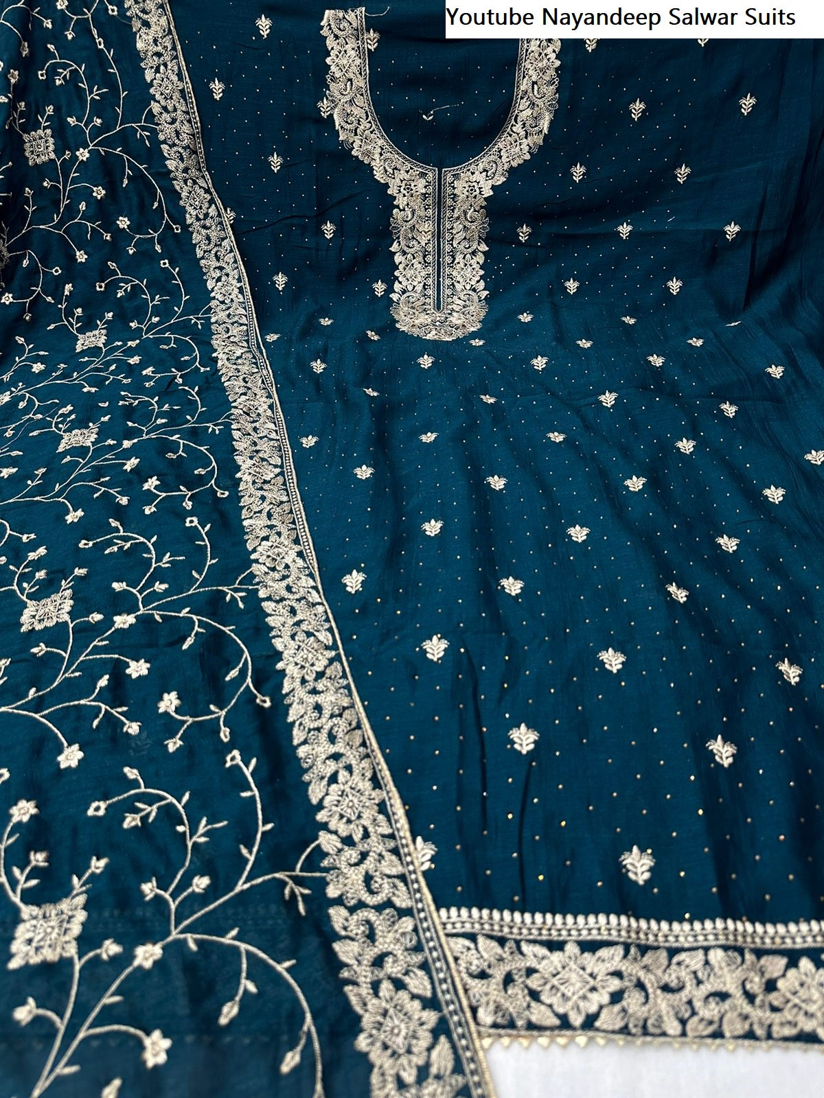 Youtube Nayandeep Silk Salwar Suits
