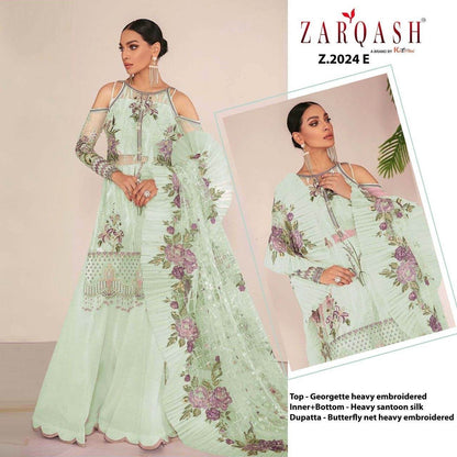 Z 2024 Zarqash Georgette Pakistani Salwar Suits