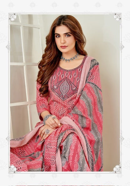 Zaara Vol 1 Miss World Choice Slub Cotton Pant Style Suits