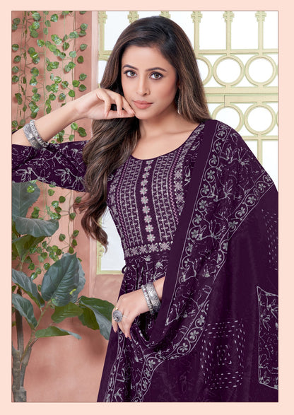 Zaara Vol 1 Shree Ganesh Cotton Readymade Pant Style Suits