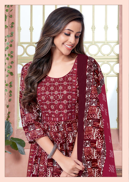 Zaara Vol 1 Shree Ganesh Cotton Readymade Pant Style Suits