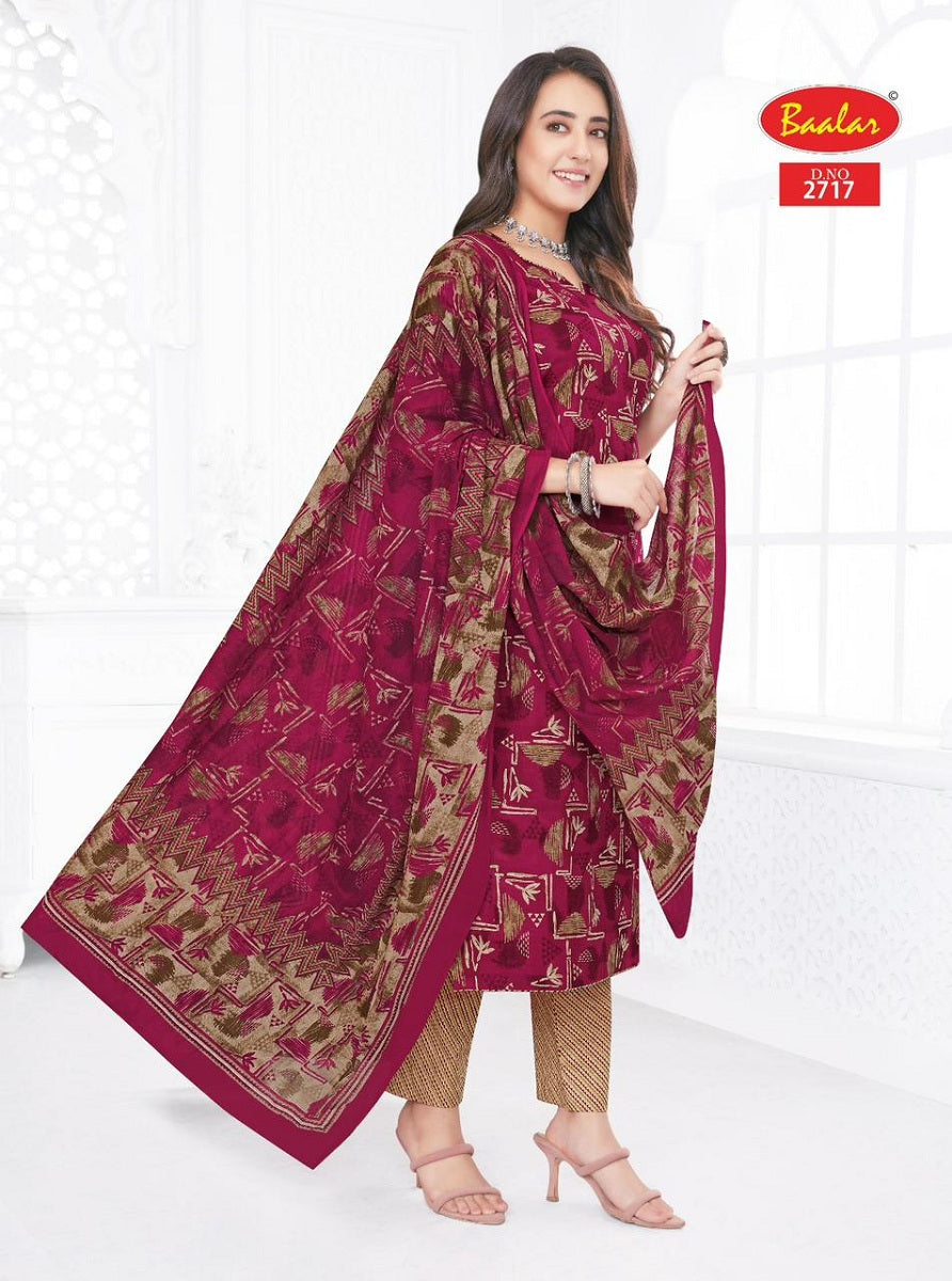 Zaara Vol 27 Baalar Cotton Dress Material