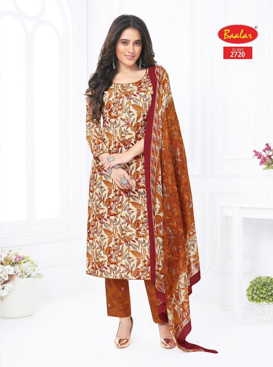 Zaara Vol 27 Baalar Cotton Dress Material