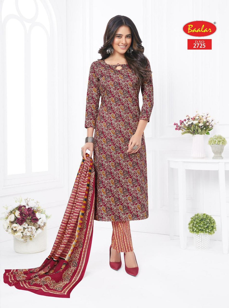 Zaara Vol 27 Baalar Cotton Dress Material