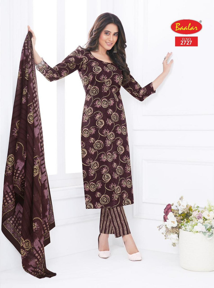 Zaara Vol 27 Baalar Cotton Dress Material