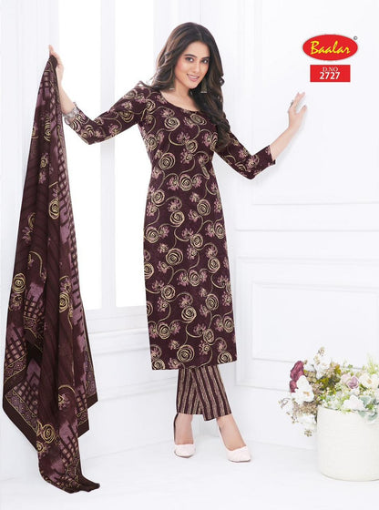 Zaara Vol 27 Baalar Cotton Dress Material