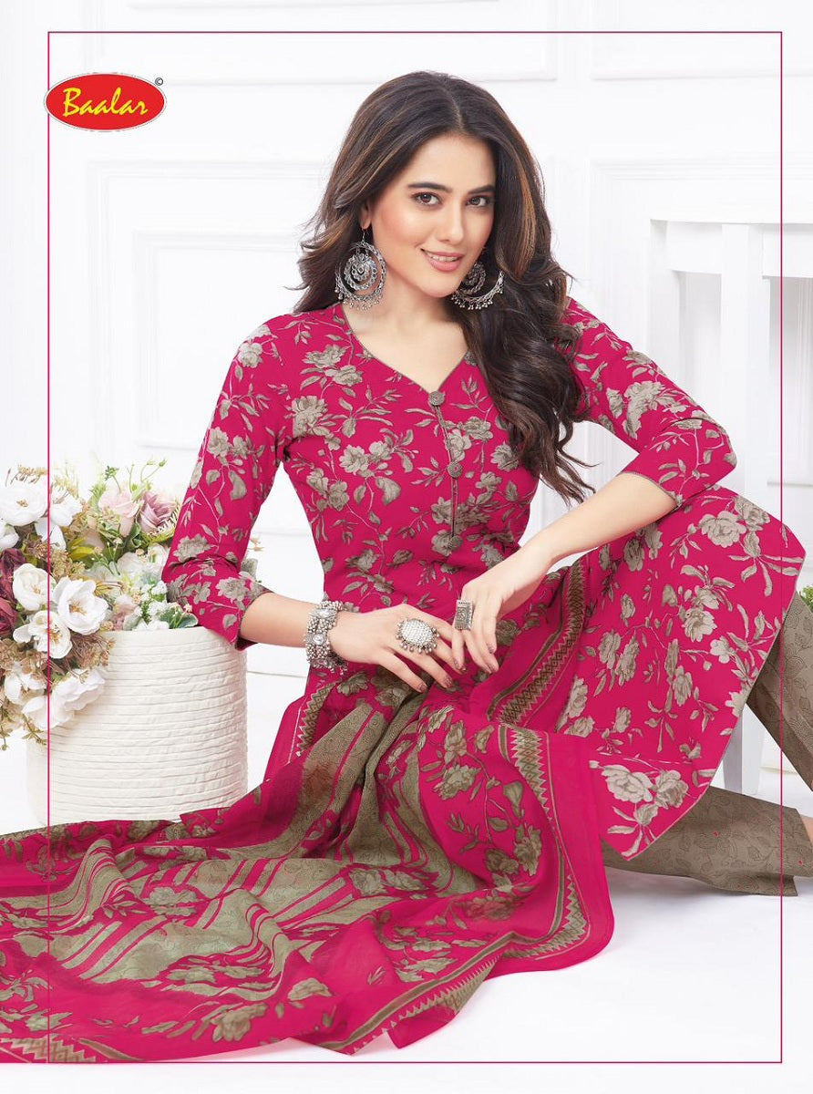 Zaara Vol 27 Baalar Cotton Dress Material