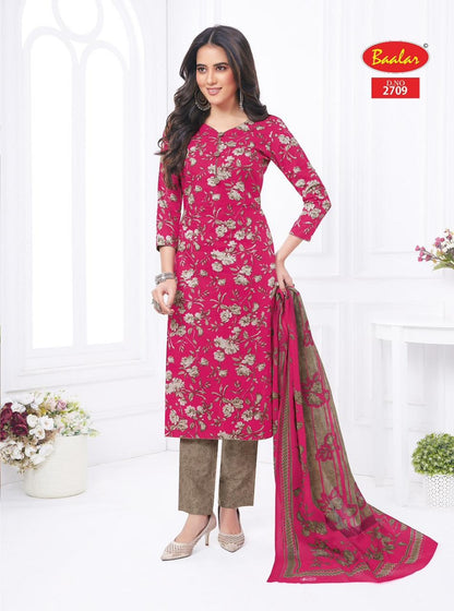 Zaara Vol 27 Baalar Cotton Dress Material