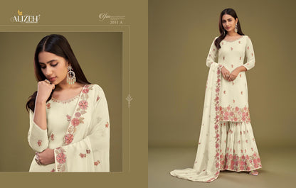Zaida Vol 11 Alizeh Georgette Sharara Style Suits