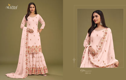 Zaida Vol 11 Alizeh Georgette Sharara Style Suits