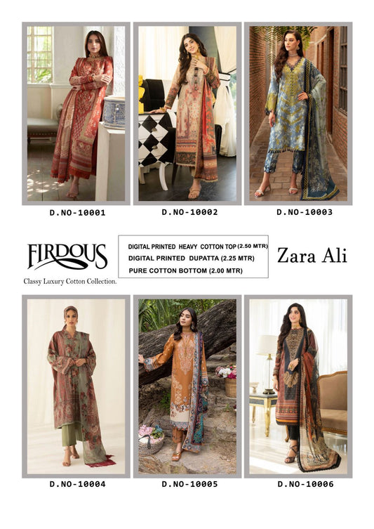 Zara Ali Firdous Vol 10 Keval Fab Karachi Salwar Suits