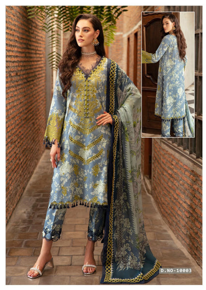 Zara Ali Firdous Vol 10 Keval Fab Karachi Salwar Suits