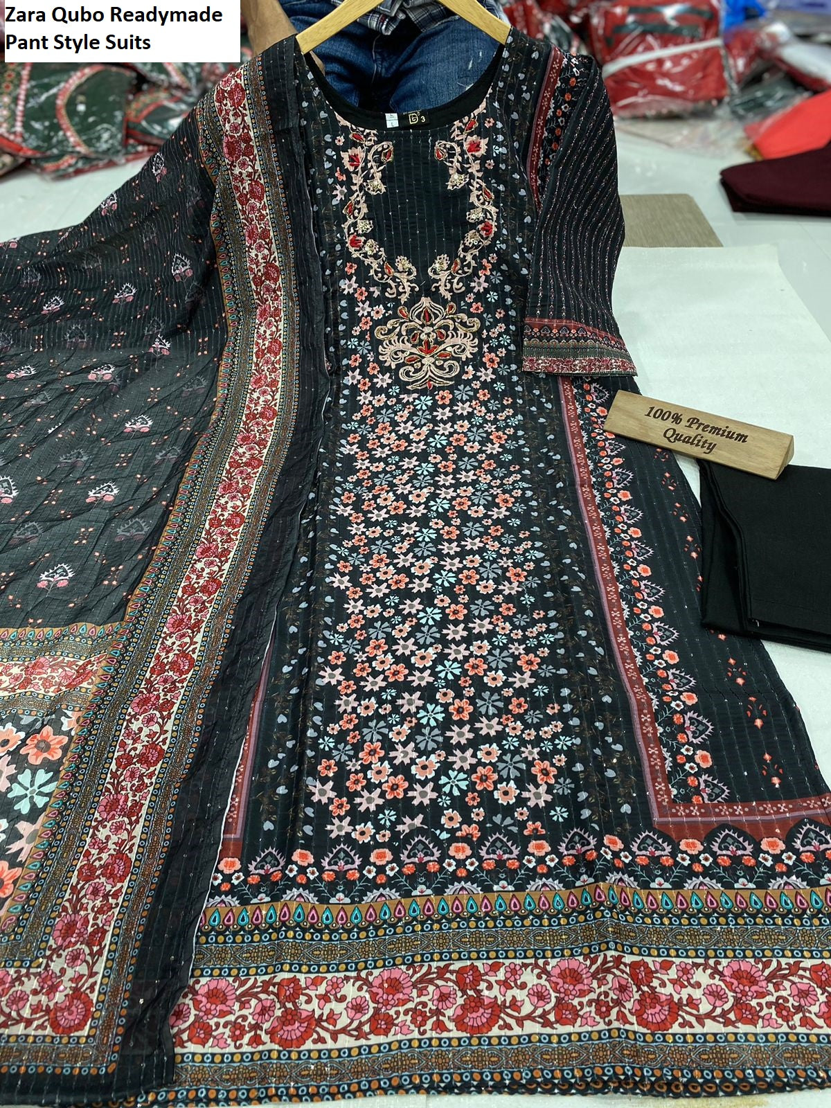 Zara Qubo Muslin Readymade Pant Style Suits